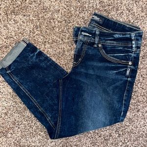 Silver Suki Skinny Crop